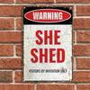 Tin Sign Wall Art Vintage Metal Poster for Home Bar Garage Farmhouse 8x12 Inch
