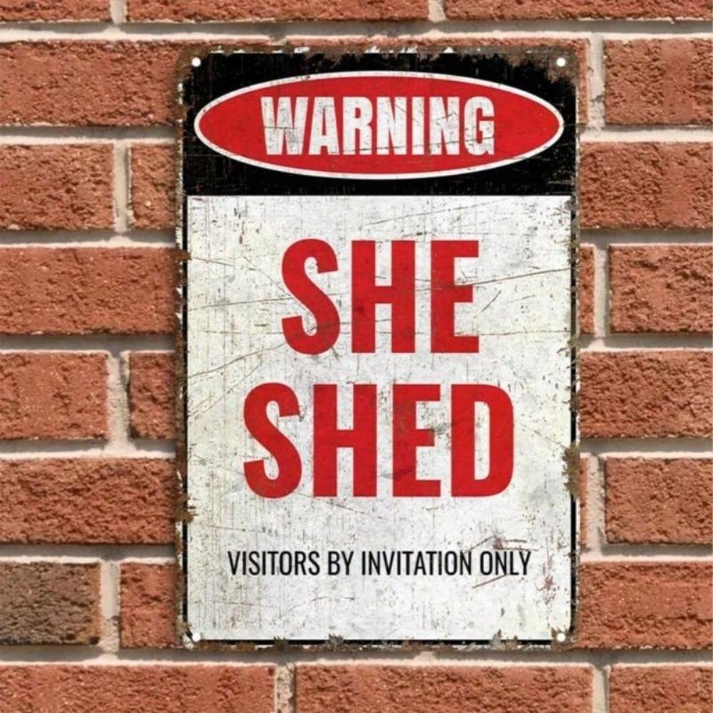 Tin Sign Wall Art Vintage Metal Poster for Home Bar Garage Farmhouse 8x12 Inch