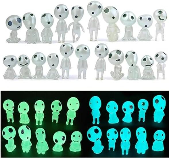 Tree elf figure wooden garden interior miniature 20 cute dolls landscape bonsai gardening decoration resin glowing movie character doll collection