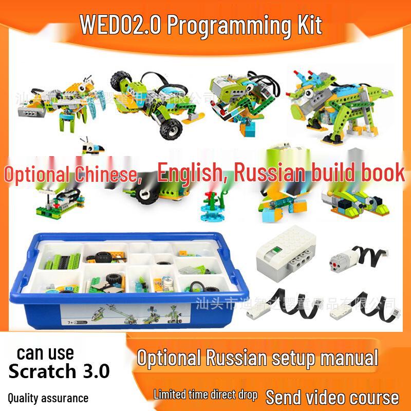 LEGO-Compatible Wedo 2.0 Programmable Robot Teaching Kit for Scratch 3.0