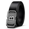Crocodile Pattern B Style Faux Leather Belt with Customizable Logo - Versatile and Trendy for Business Casual Wear