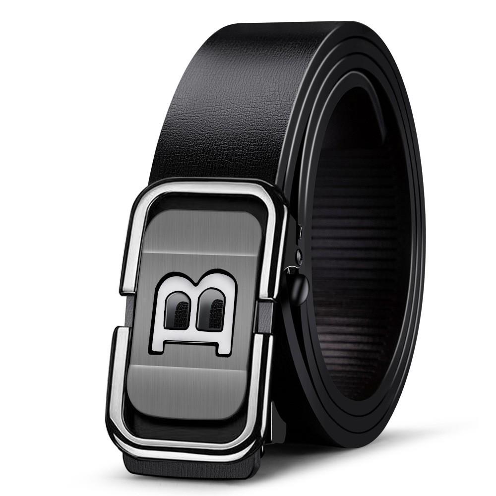 Crocodile Pattern B Style Faux Leather Belt with Customizable Logo - Versatile and Trendy for Business Casual Wear