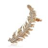 Alloy diamond single-sided earrings creative leaf ear clip fashion 1