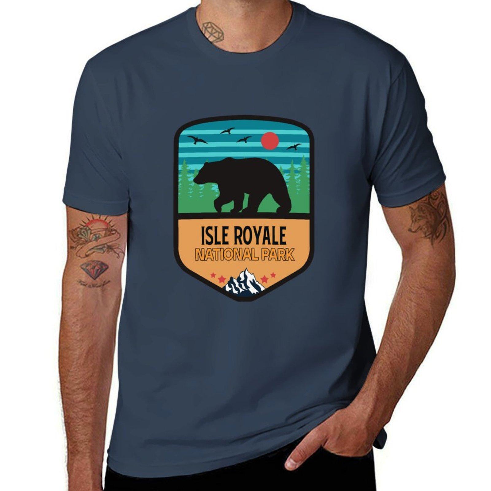 Isle Royale National Park TShirt Breathable Gym Short Sleeve TShirt S