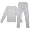 Men's V-Neck Thermal Underwear Set: Modal, Cotton, Wool - Slim Fit, Plus Size Top & Bottoms for Autumn