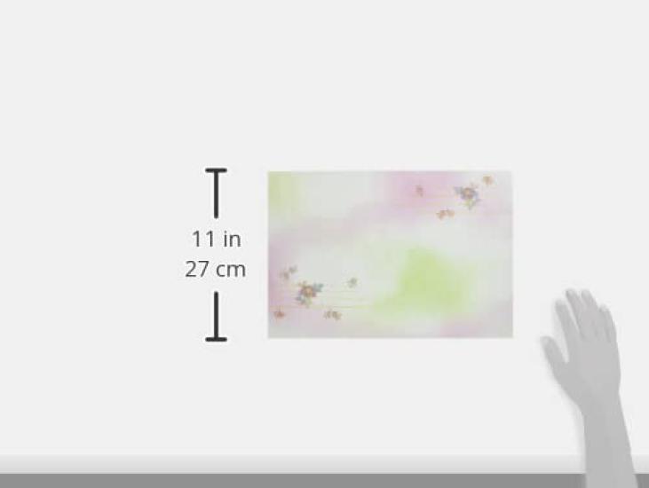 Wakaizumi Lackware Papier Langer Tisch Oboro Kamelie 100 Hochwertige Matten, 13-Zoll-Matten, Serie, (Oboro), Blätter, B-26-18