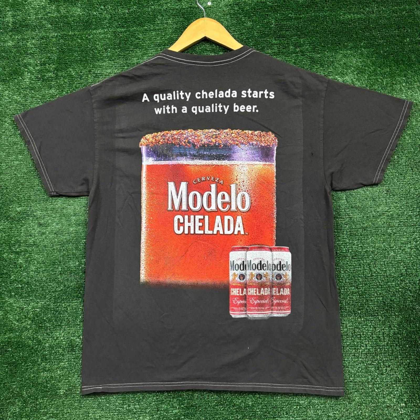 Cerveza Modelo Chelada A Quality Chelada Starts With A Quality Beer Tee Medium Unisex T-Shirt XXXXL