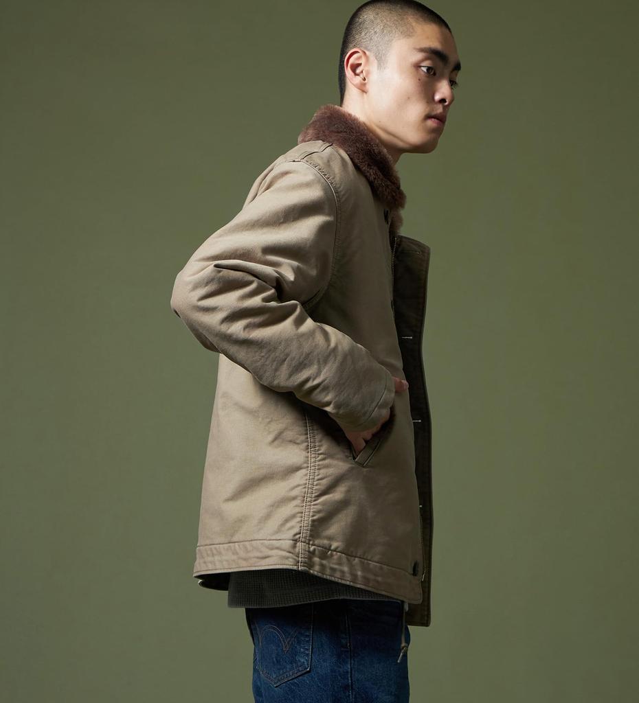 Alpha Industries Deck Jungle Khaki N-1 Jacket, Cloth, TA1717, Men's, TA1717-035,
