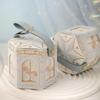 Leather Handle Carousel Gift Box Wedding Wedding with Hand Gift Decoration Wedding Candy Box