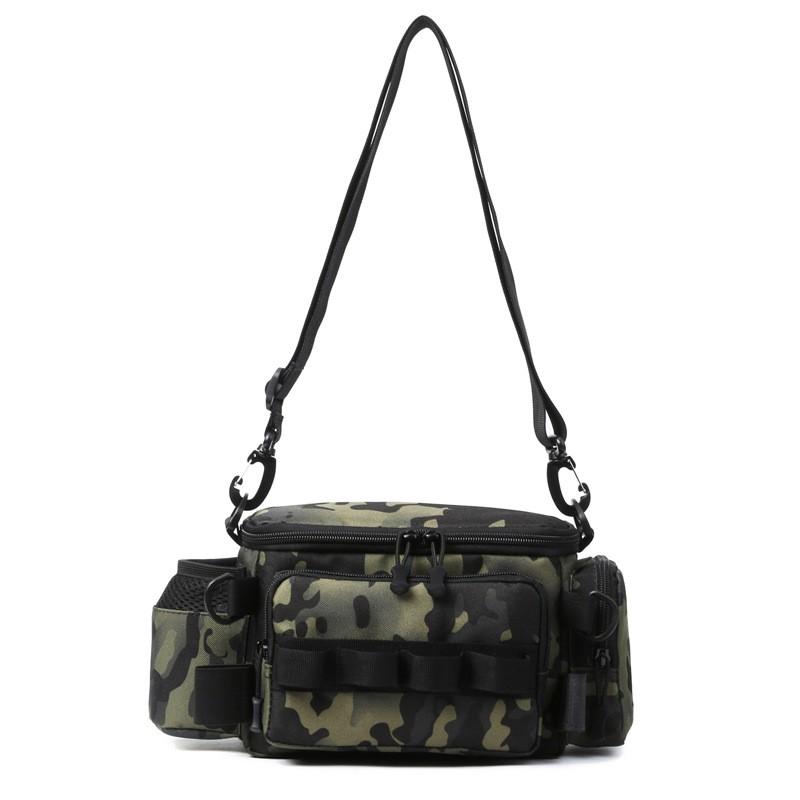 Multi-Functional Fishing Waist Pack Lightweight Single Shoulder Bag Outdoor Angling Gear Storage