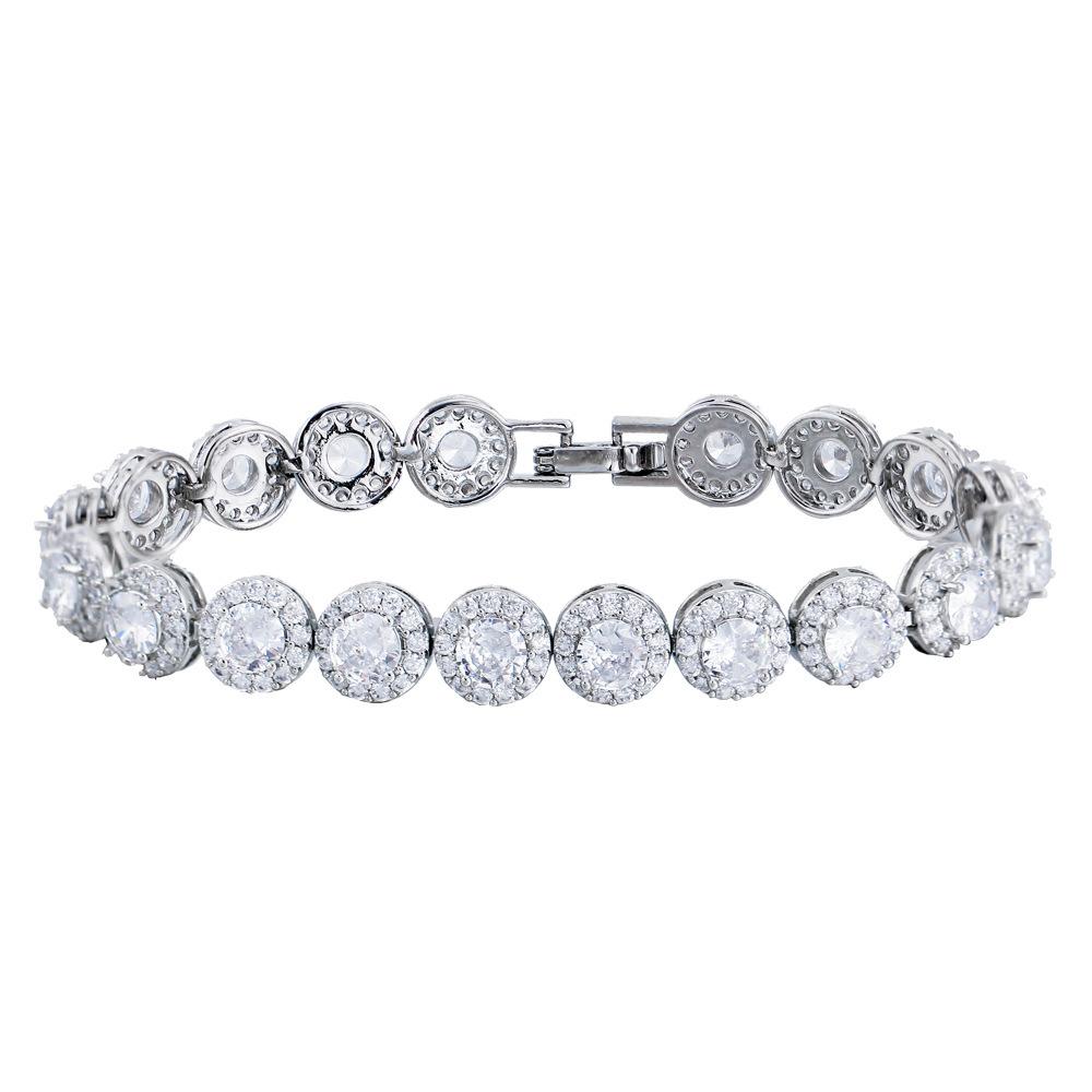 Light Luxury Full Zircon Bracelet Temperament Celebrity Style Women'S Jewelry