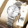POEDAGAR Fashion Woman Watch Waterproof Luminous Date Ladies Watch High Quality Exquisite Stainless Steel Women's Quartz Watches