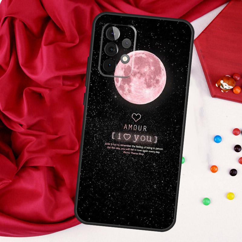 Black White Moon Space Astronaut For Samsung Galaxy A26 A05 A06 A16 A54 A34 A14 A22 A32 A52 A55 A35 A15 A53 A13 A56 A36 Case