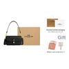 Coach 24 Classic Leather Shoulder Bag Medium Women Shoulder Bag Black CY683-IMBLK