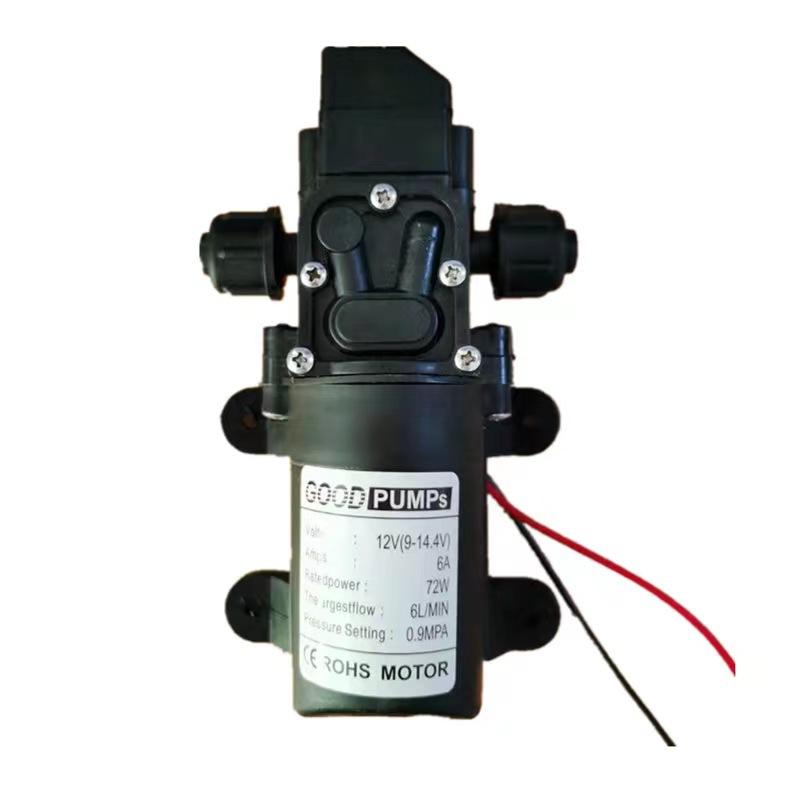 DC 12V High Pressure Diaphragm Water Pump Multifunctional Mini Booster Pump For Water Washing Machine Agricultural Irrigation