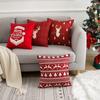 New Christmas Pillowcase Christmas Snowman Elk Christmas Letters Home Sofa Pillowcase