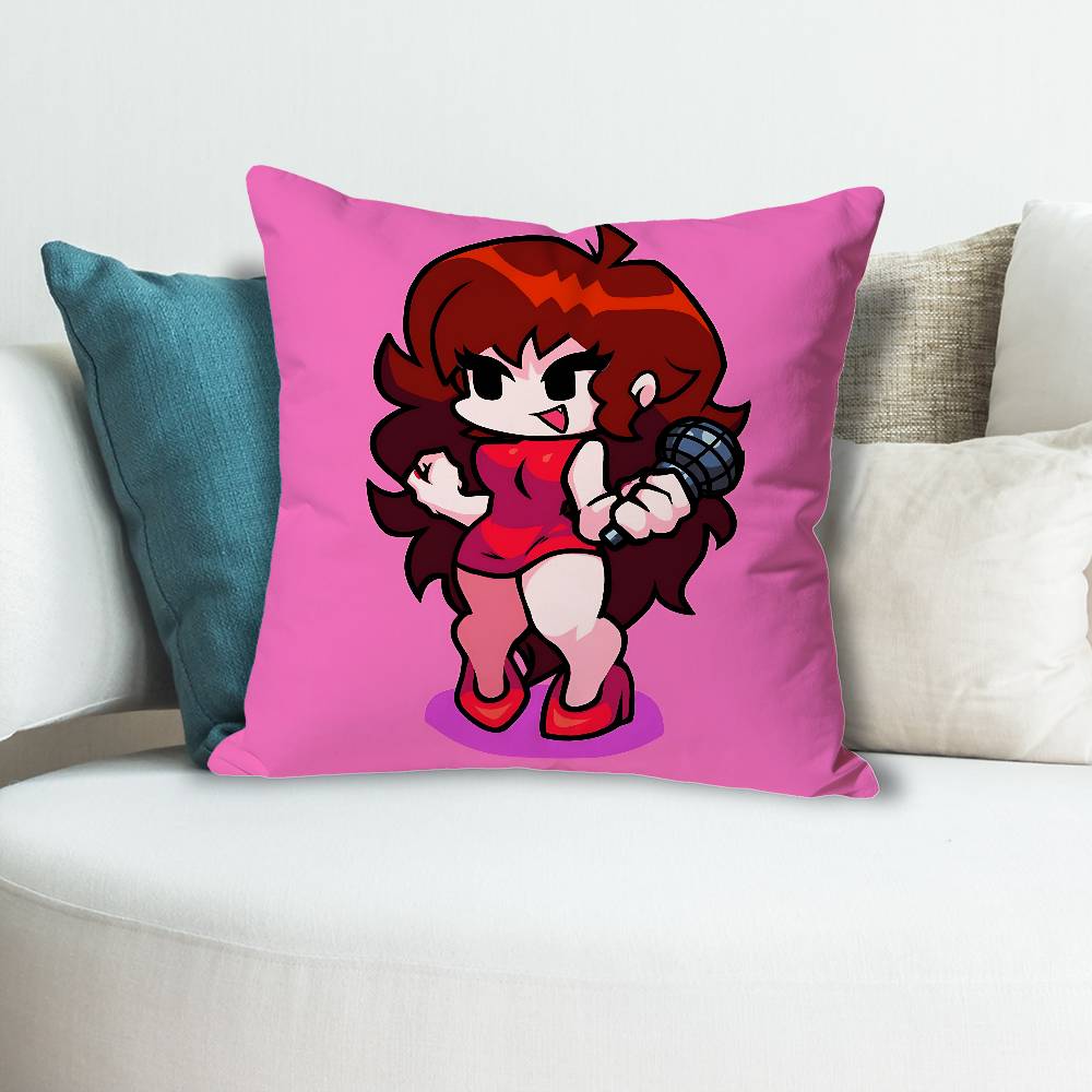 FFriday Night FFunkin Anime Celebrity Merchandise AllMatch Printed Pillow Case Sofa Car Office Room Decoration Protector