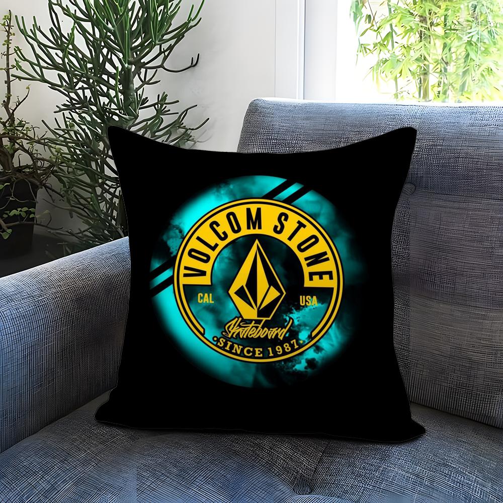 Band Cool V-Volcom Cushion Cover Comfortable Reversible Pillow Cover Ideal for Car Sofa Bedroom & Beyond