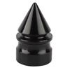 4Pcs Tower Tyre Valve Cap Black Aluminium Alloy Replacement Kit for Automobile Motorcycle