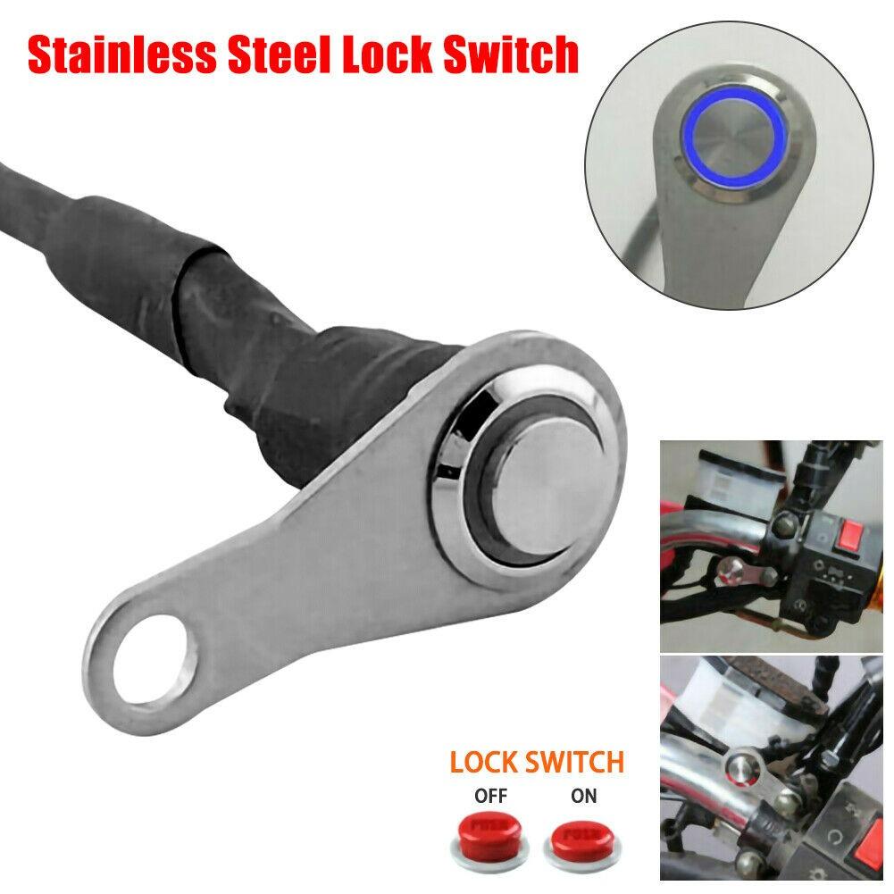 

Switch Handle Button Handlebar Mounting 12V Stainless Steel Waterproof