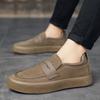 Shoes Men's Autumn Versatile Trend Foot Casual Leather Shoes Men's Driving Doudou Shoes One Foot Lazy