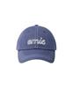 Imiseu Lettering Logo White Stitch Ball Cap-Navy