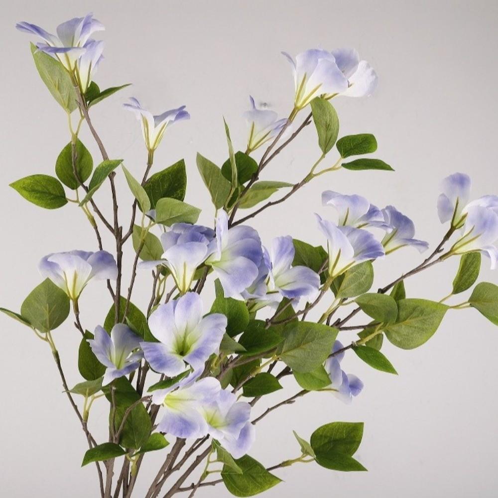 Long Branch Artificial Viola Tricolor Flower Simulation Artificial Greenery  Wedding
