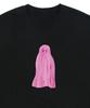 GRAVER [Unisex] Ghost Center Sweatshirt_Black/Pink Logo