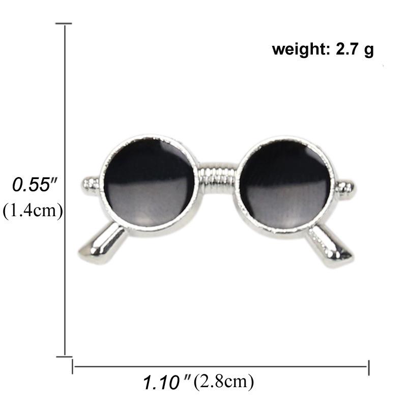 

Korean Cartoon Sunglasses Brooch - Colorful Student Drop Oil Badge Jewelry