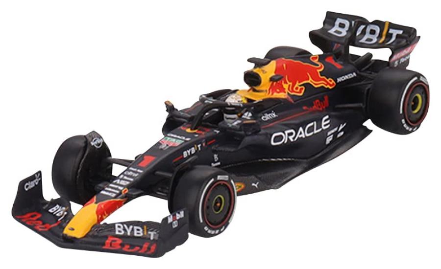 

TrueScale Miniatures MINI GT 164 Oracle Red Bull Racing RB18 2022 Победитель #1 Гран-при Абу-Даби Макс Ферстаппен Готовая модель