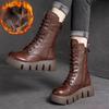 Herbst und Winter Plus Samt Martin Stiefel Damen Weichbesohlte Martin Stiefel Einfarbig Dickbesohlte Kurze Stiefel