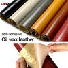 Own Adhesive PU Leather Creative Oil Wax Leather Repair Sticker for Car Interior Decal Sofa Bed Renovation and Restoration Tool