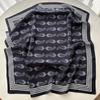 Luxury Square Scarf For Women Fashion Ladies Hijab Elegant Paisley Print Neckerchief Bandanas Soft Stain Faux Silk Scarves Shawl