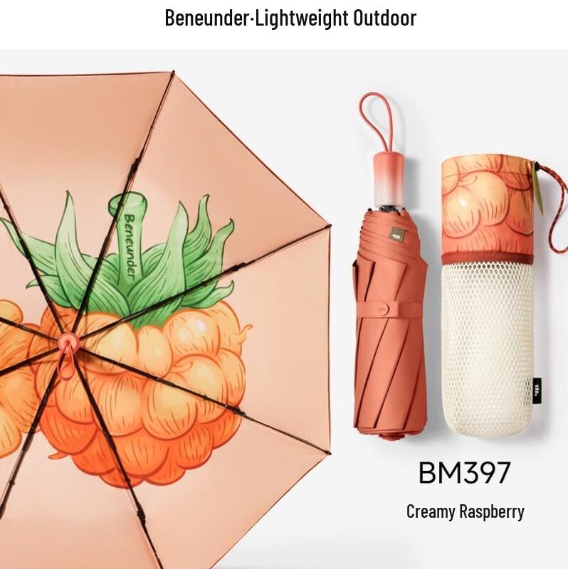 Beneath UV Protection Three-Fold Sun & Rain Umbrella