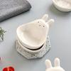 1pc Dip Dish Creative Cartoon Little White Rabbit Home Seasoning Vinegar Tomato Sauce Snack Oil Vinegar Dish