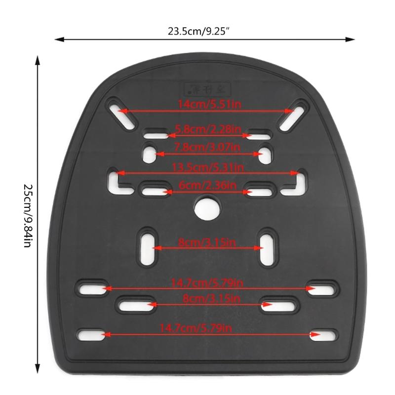Elektrisk Fordons Skoter Bagageutrymme Baklåda Snabbfäste Stämplad Bottenplatta Motorcykel Baklåda Rack Tillbehör