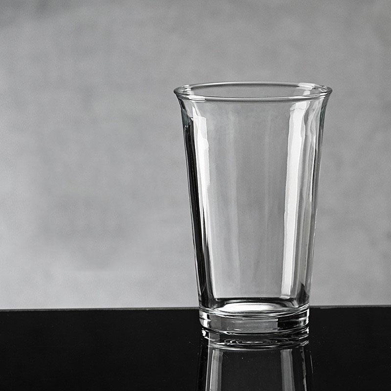 A 360ml 365ml Simple Transparent Tall Glass Juice Water Cup A Student Breakfast Milk Cup A Latte Cup A Flip Cup A Drinking Cup