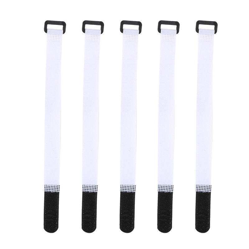5/10pcs Reusable Hook and Loop Straps Nylon Securing Cord Straps Fastening Cable Ties Cable Straps Organizer Fastener Tape
