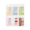 INS Korean Cute Index Tabs Star Polk Dor Basic Journaling Office School Study Memo Sticky Notes Cute Self-Adhesive Page Markers