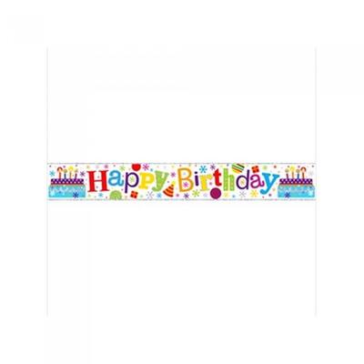 Happy Birthday Foil Banner