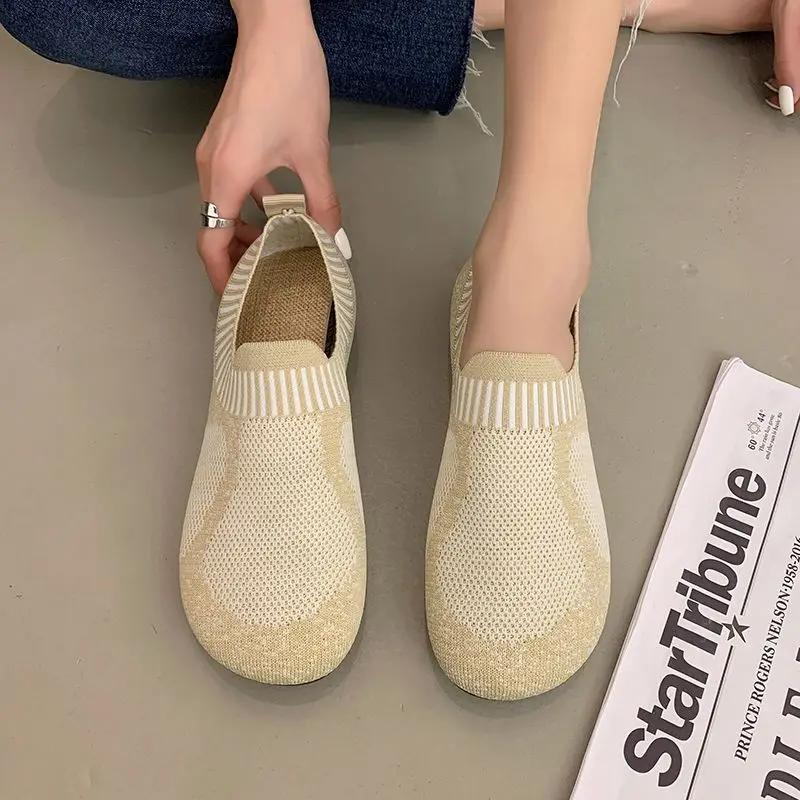 Fashion Loafers Flat Women Footwear Slip On Ladies Shoes Autumn 39 A Sale Luxury Comfortable And Low Price Walking Fashion 2024 Casual