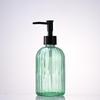 Nordic Large Capacity Vertical Stripe Glass Bottle for Hand Sanitizer, Shampoo, or Shower Gel