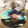 1pc Genshin Impact Kinich1 Design Printed Area Round Carpet for Bedroom Living Room Home Decor Rugs Mat Non Slip Mat Rug for Bedside
