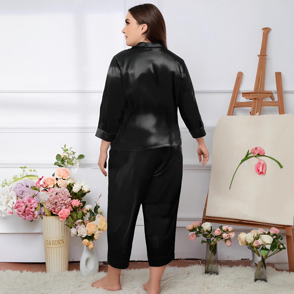 Dámský kardigan nadměrné velikosti s dlouhým rukávem, kalhoty, domácí šaty, pyžamový set