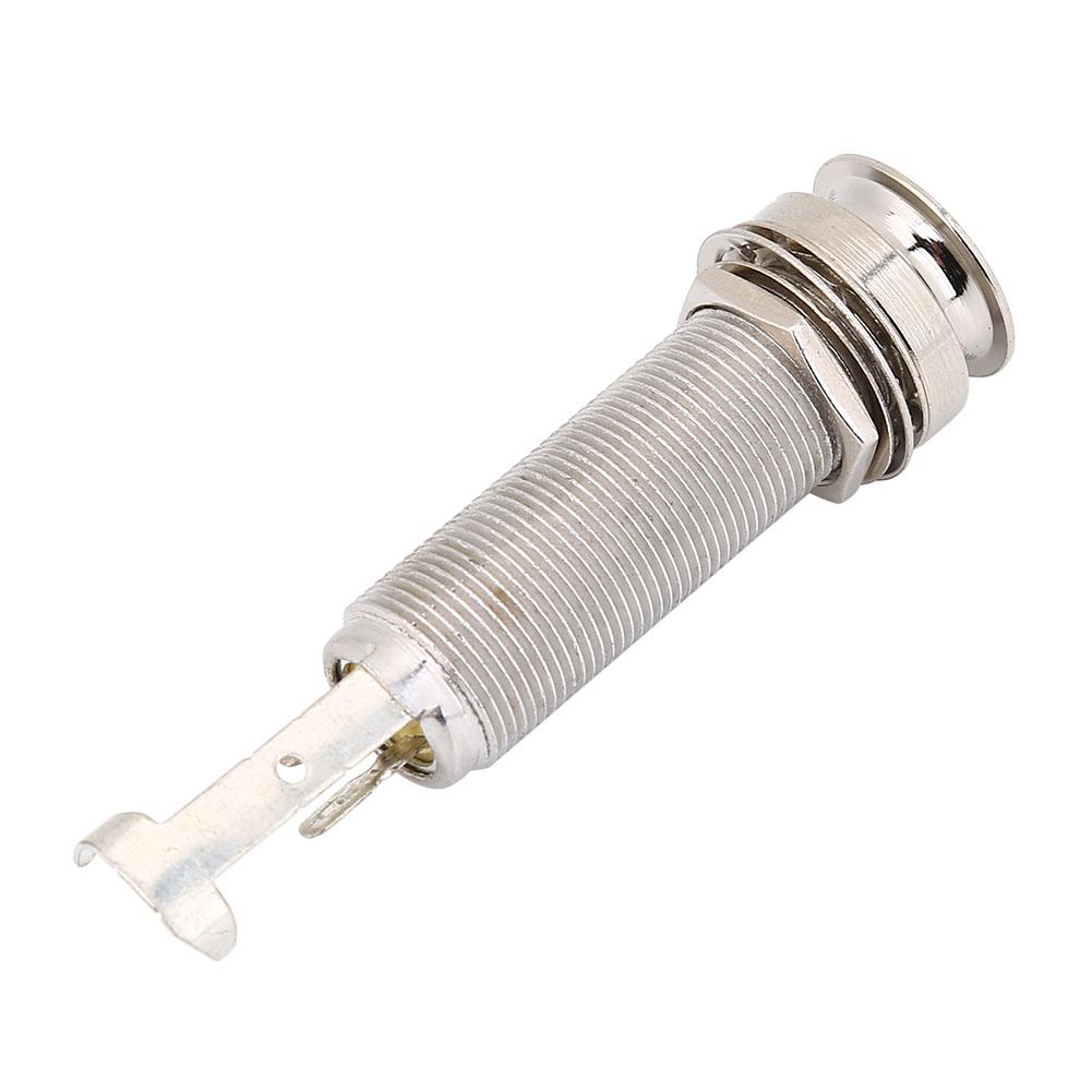 1Celsius4inch Cylinder   Threaded End Pin Output   Socket for Electric Guitar Bass (Gold)