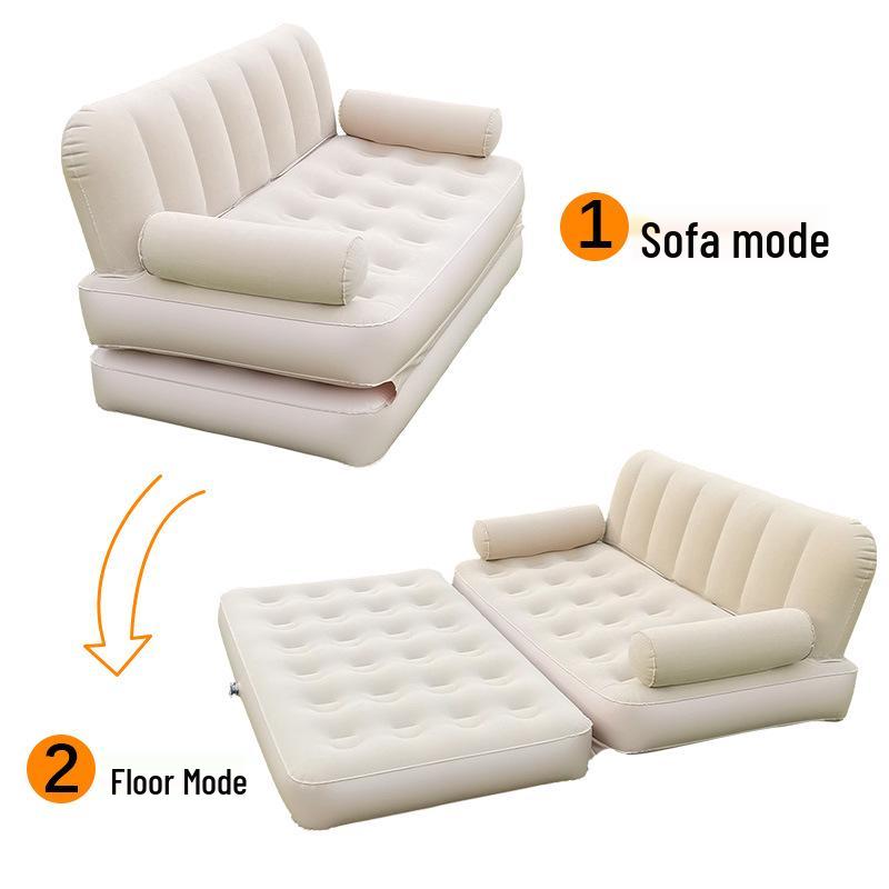 Outdoor Inflatable Sofa Recliner - Portable Air Mattress & Patio Furniture