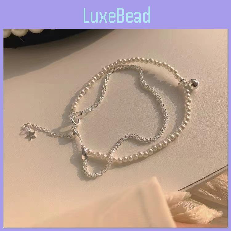 Stylish Faux Doublelayered Pearl Bracelet For Women Fashionable Jewelry Highend