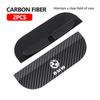 TIIU6 2Pcs Car Carbon Fiber Rearview Mirror Rain Eyebrow Stickers For BMW M Sport M2 M3 M4 M5 M6 E46 E90 E60 F10 F20 E87 X3 X6