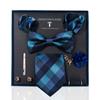 High-End Wedding Groom Tie Pocket Towel Corsage Gift Box Set Men'S Tie