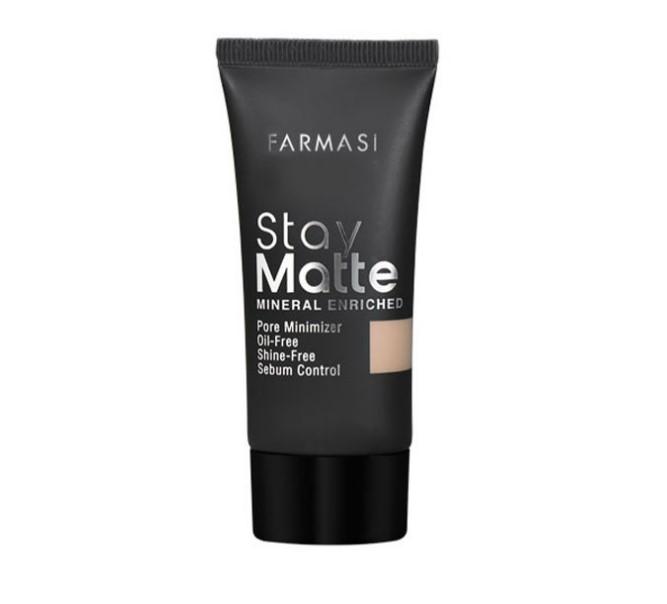 

Матирующая тональная основа Farmasi Stay 03 Натуральная